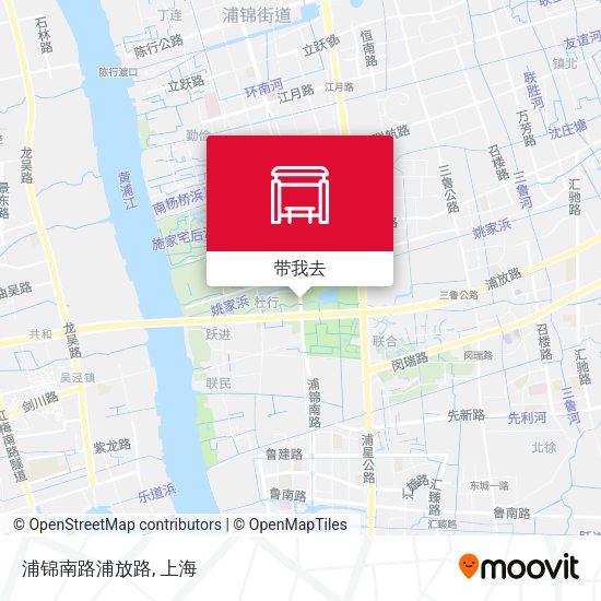 浦锦南路浦放路地图