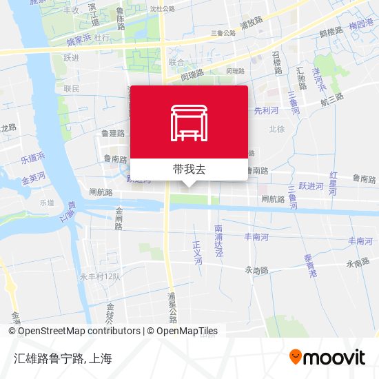 汇雄路鲁宁路地图