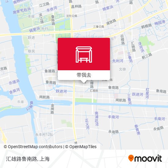 汇雄路鲁南路地图