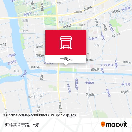 汇雄路鲁宁路地图