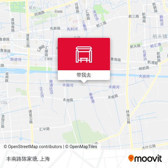 丰南路陈家塘地图