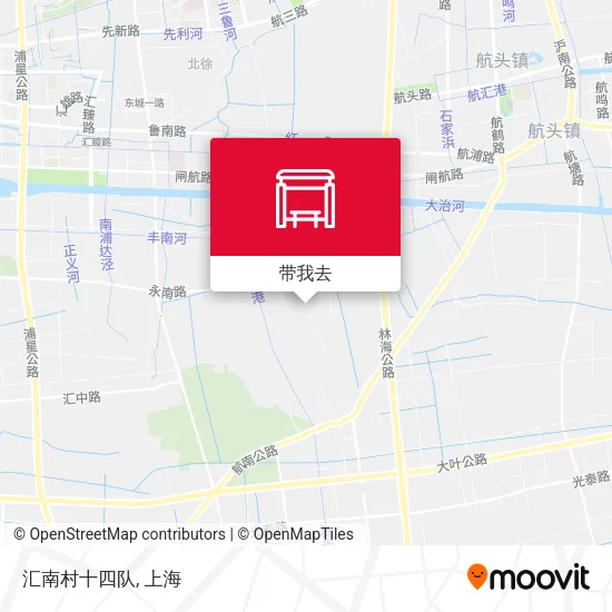 汇南村十四队地图