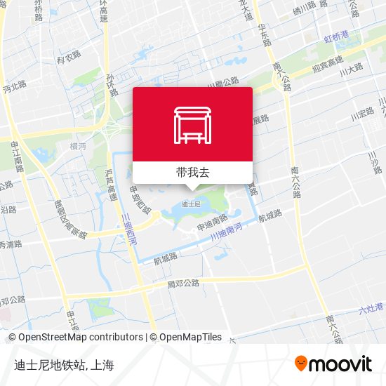 迪士尼地铁站地图