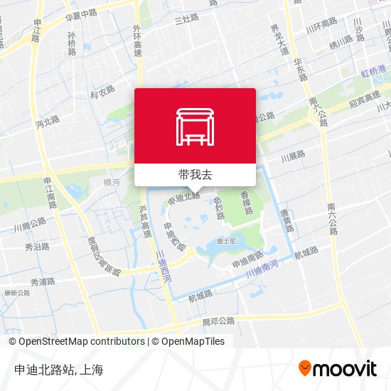 申迪北路站地图