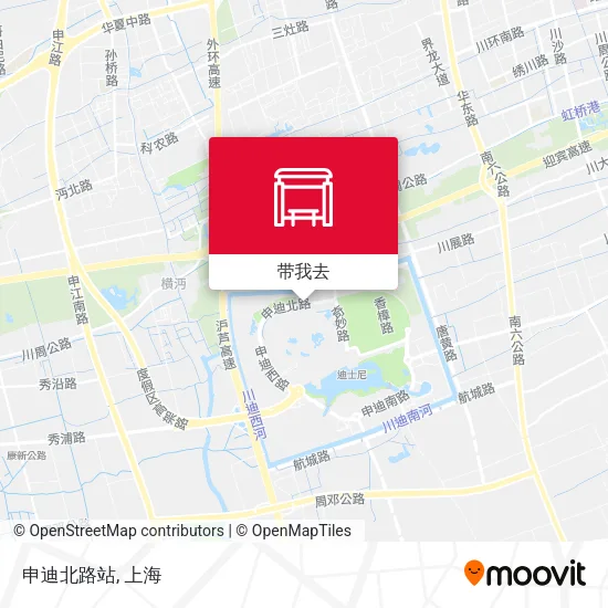申迪北路站地图