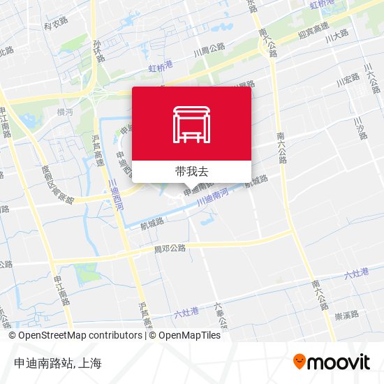 申迪南路站地图
