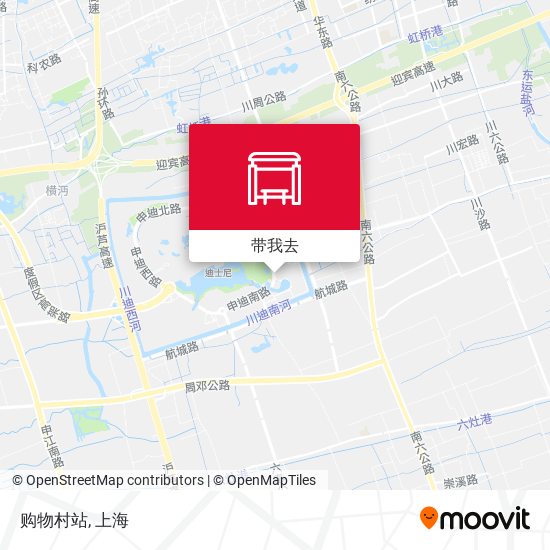 购物村站地图