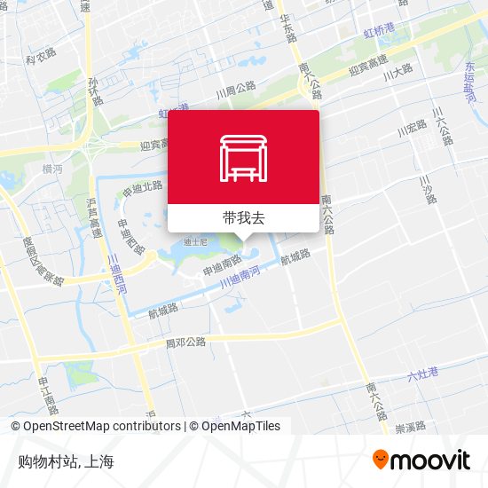 购物村站地图
