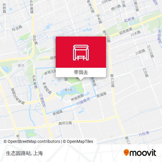 生态园路站地图