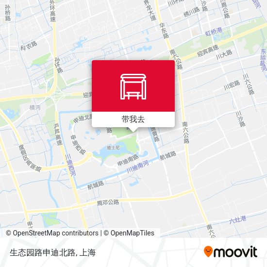 生态园路申迪北路地图