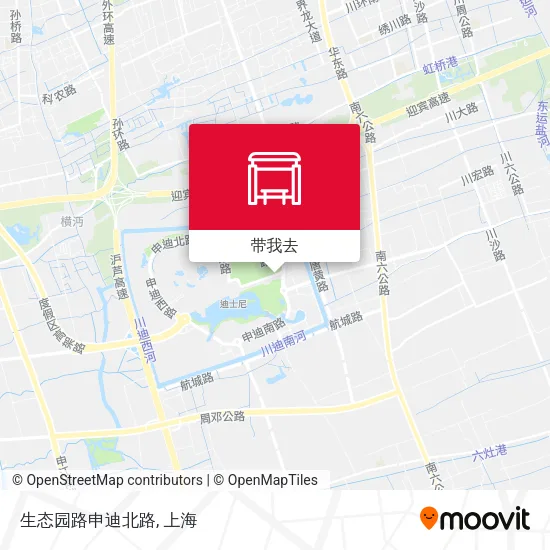 生态园路申迪北路地图