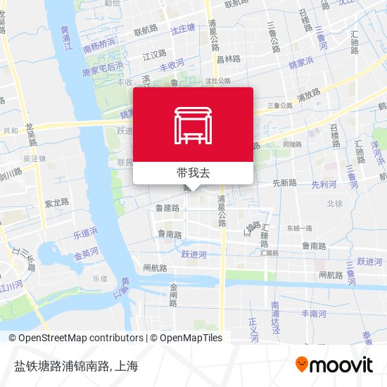 盐铁塘路浦锦南路地图
