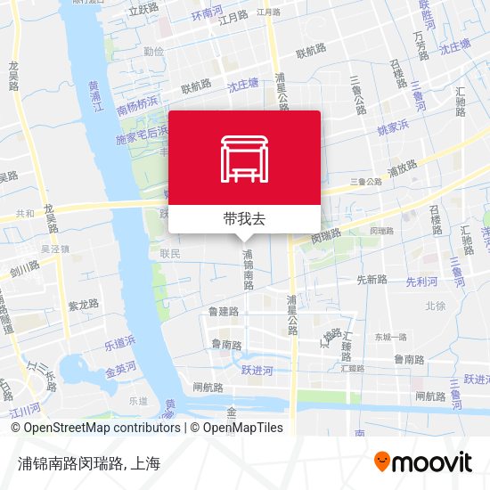 浦锦南路闵瑞路地图