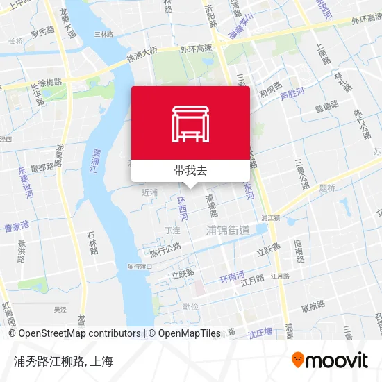 浦秀路江柳路地图