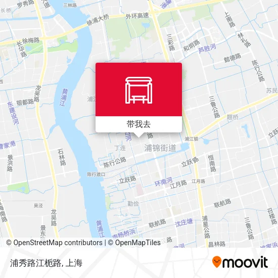 浦秀路江栀路地图