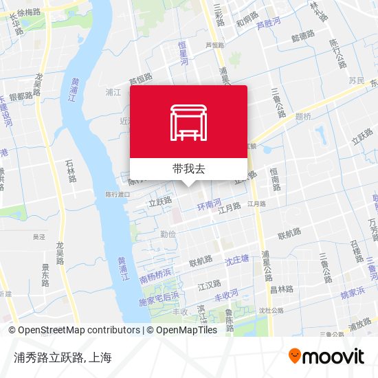 浦秀路立跃路地图