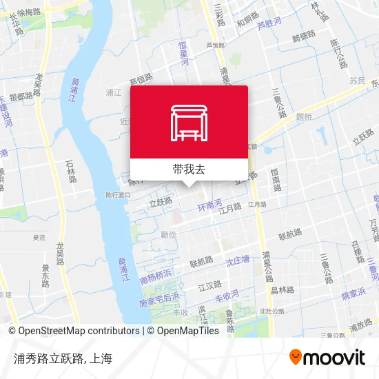 浦秀路立跃路地图