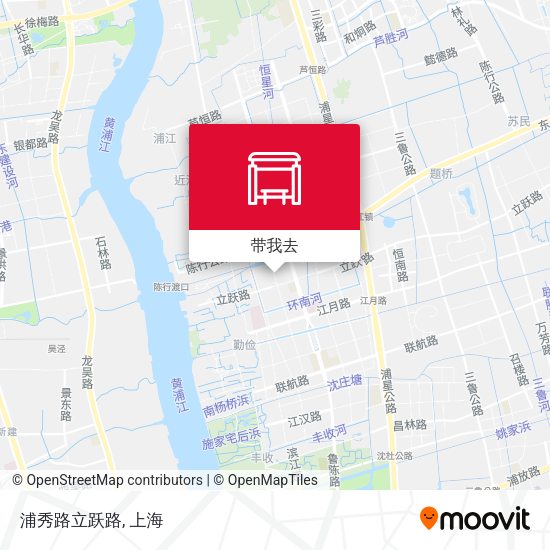 浦秀路立跃路地图