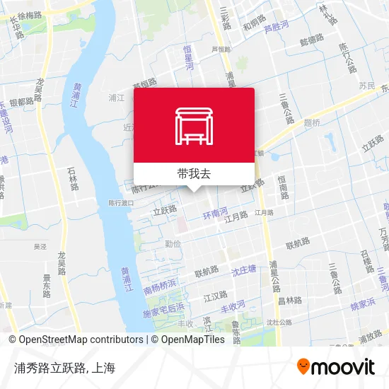 浦秀路立跃路地图