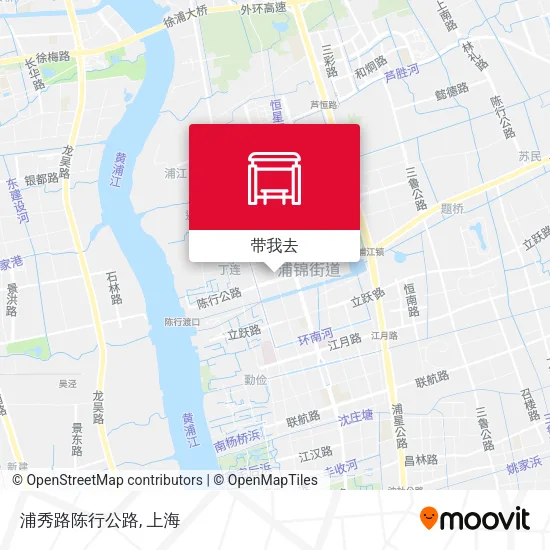 浦秀路陈行公路地图