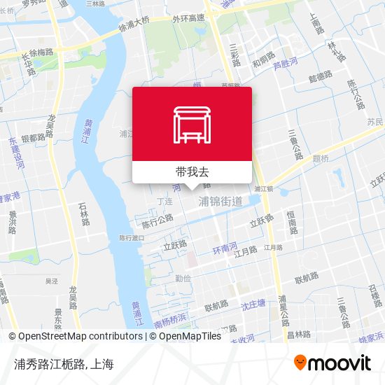 浦秀路江栀路地图