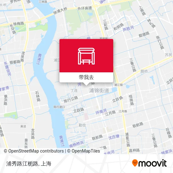 浦秀路江栀路地图