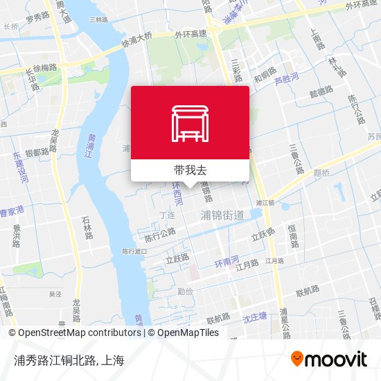 浦秀路江铜北路地图