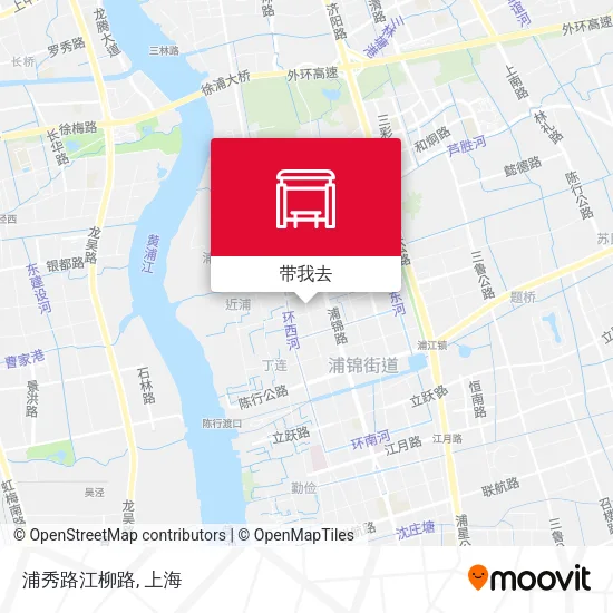 浦秀路江柳路地图