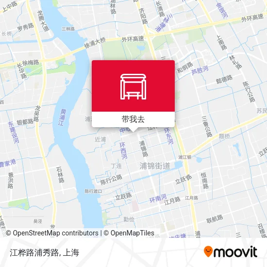 江桦路浦秀路地图