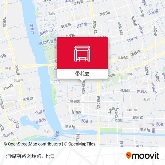 浦锦南路闵瑞路地图