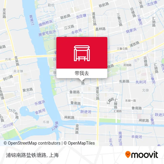 浦锦南路盐铁塘路地图