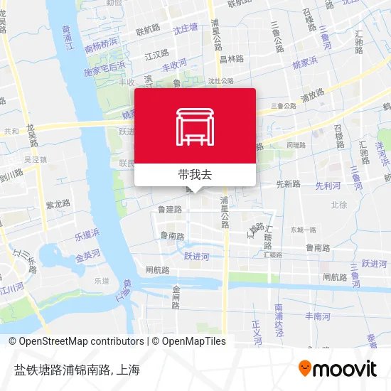 盐铁塘路浦锦南路地图