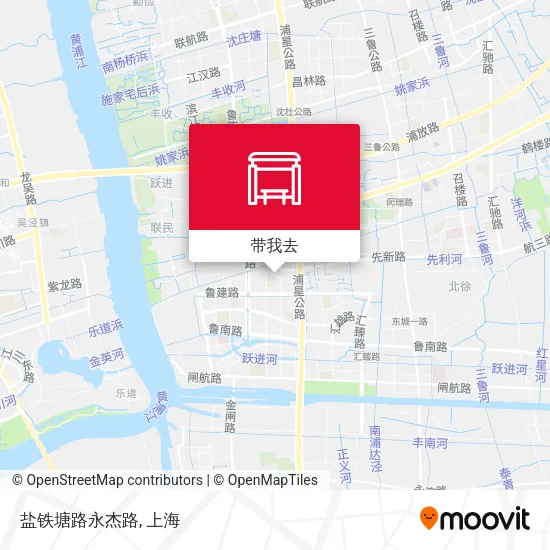 盐铁塘路永杰路地图
