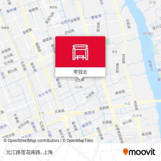 元江路莲花南路地图