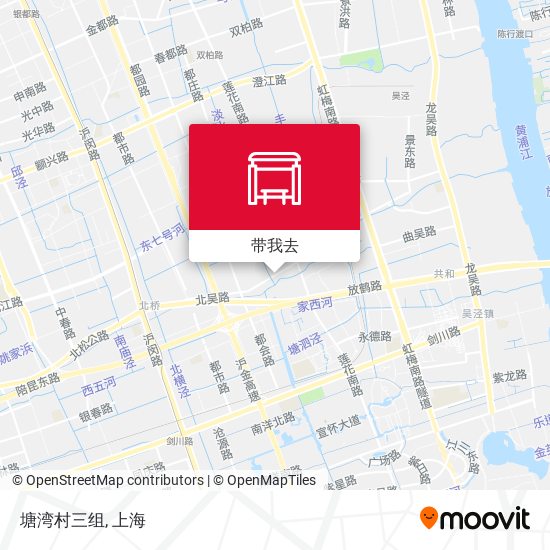 塘湾村三组地图