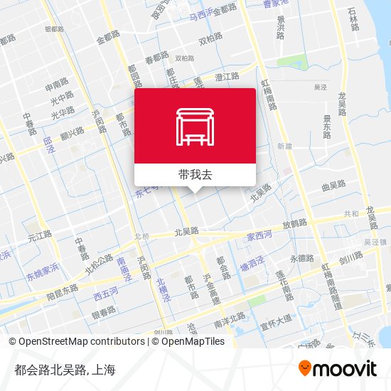 都会路北吴路地图