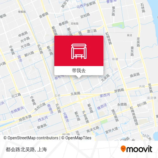 都会路北吴路地图