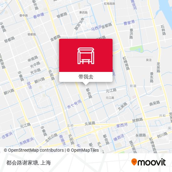 都会路谢家塘地图