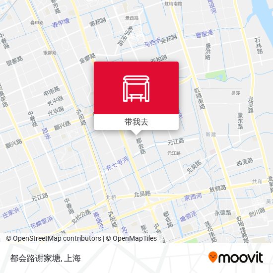 都会路谢家塘地图