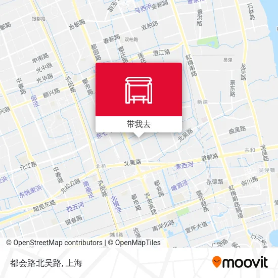 都会路北吴路地图
