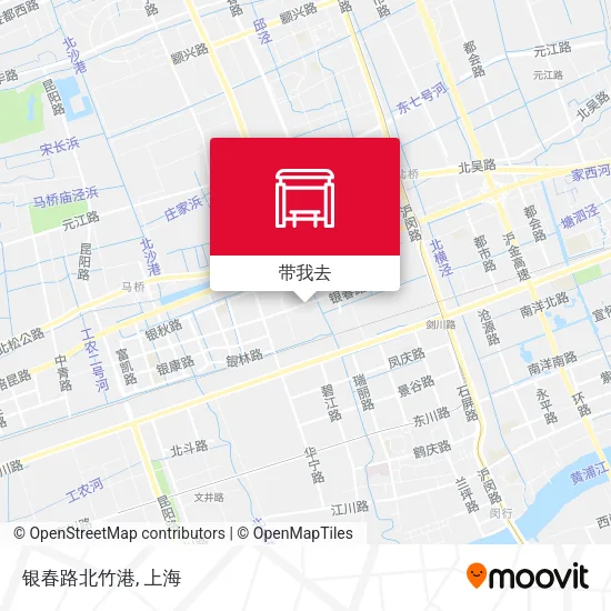 银春路北竹港地图