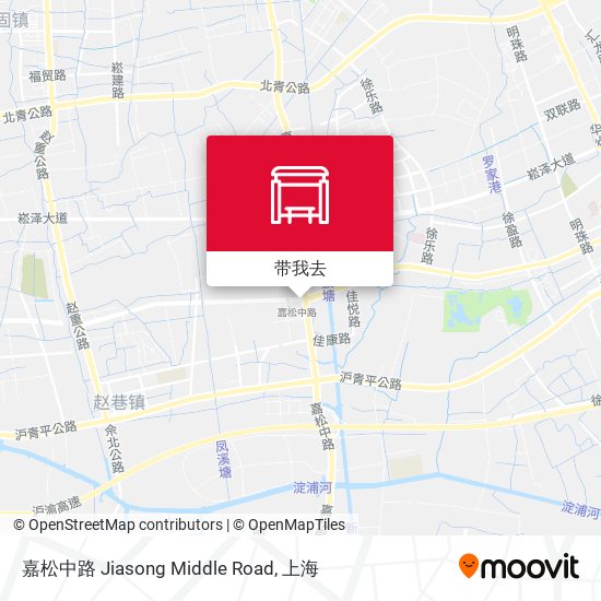 嘉松中路 Jiasong Middle Road地图