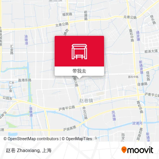 赵巷 Zhaoxiang地图