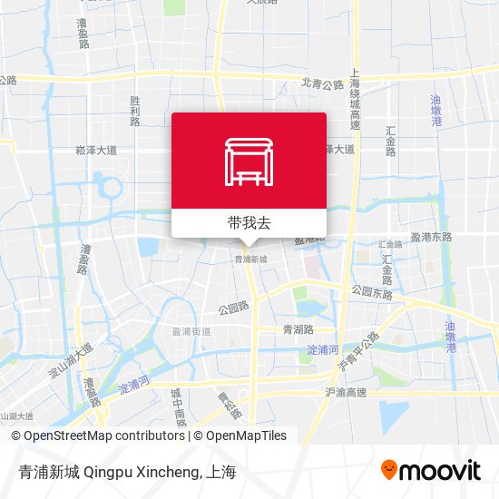 青浦新城 Qingpu Xincheng地图
