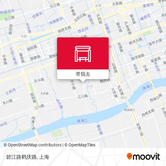 碧江路鹤庆路地图