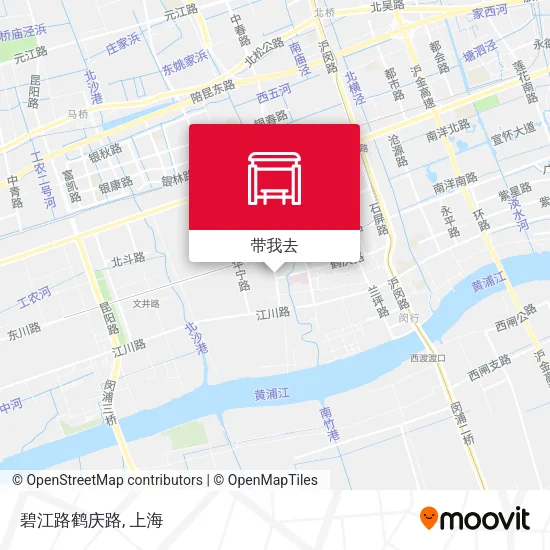 碧江路鹤庆路地图