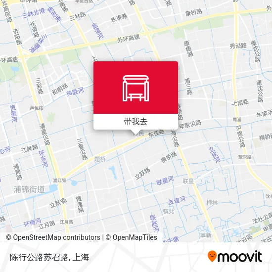 陈行公路苏召路地图