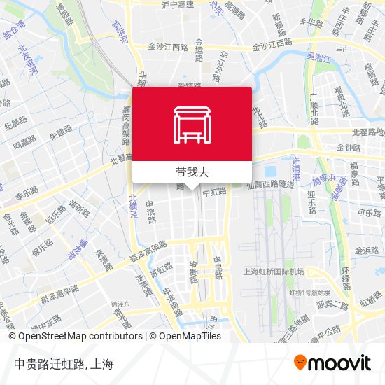 申贵路迁虹路地图