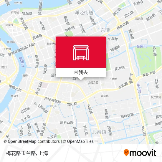 梅花路玉兰路地图