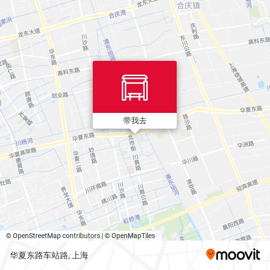华夏东路车站路地图